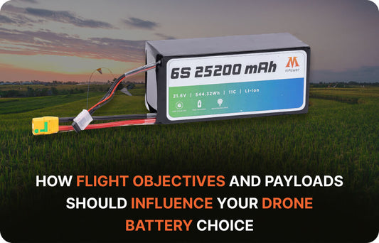 How Flight Objectives and Payloads Should Influence Your Drone Battery Choice?