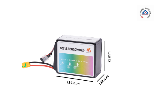 mPower 6S 23800mAh Lithium-Ion Battery for Surveillance Drones