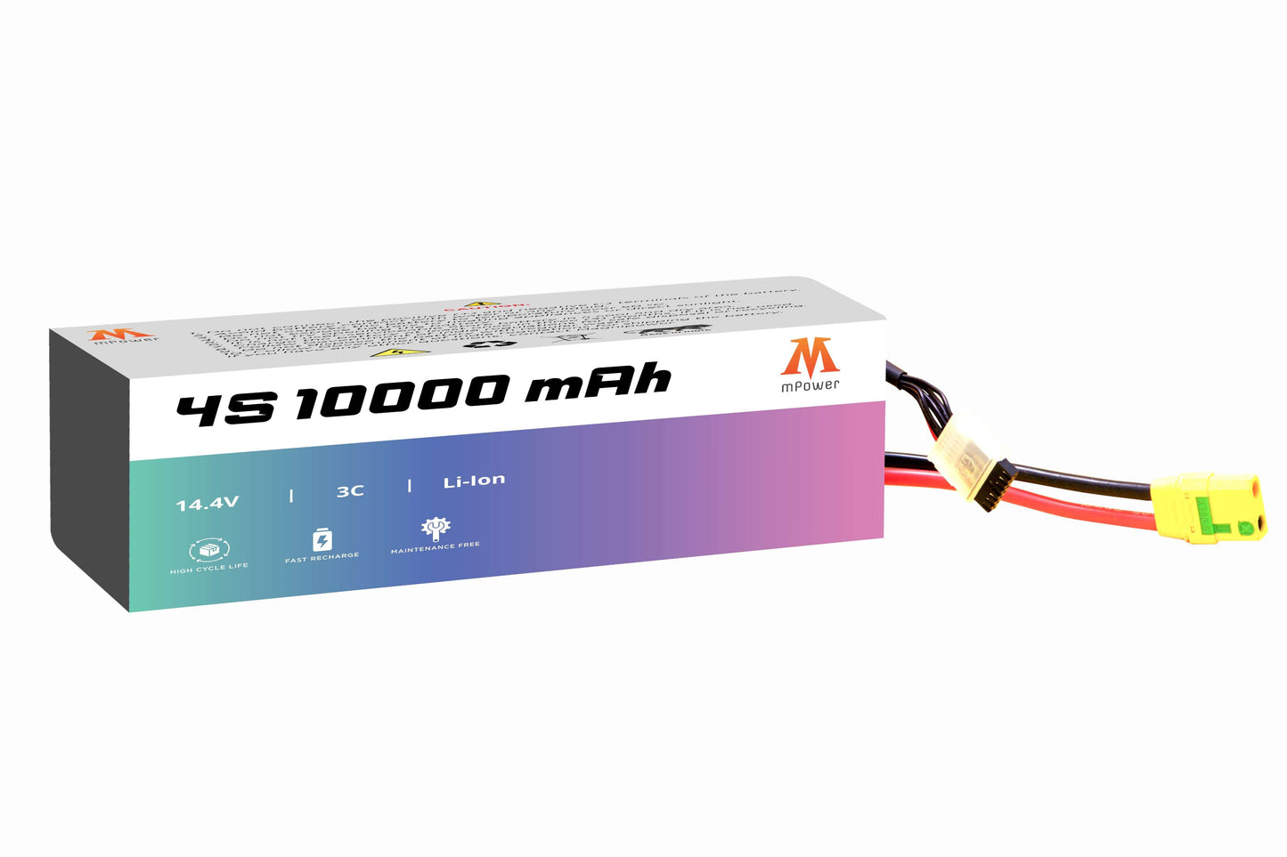 mPower 4S 10000mAh Lithium-Ion Battery for Surveillance Drones-mpowerlithium