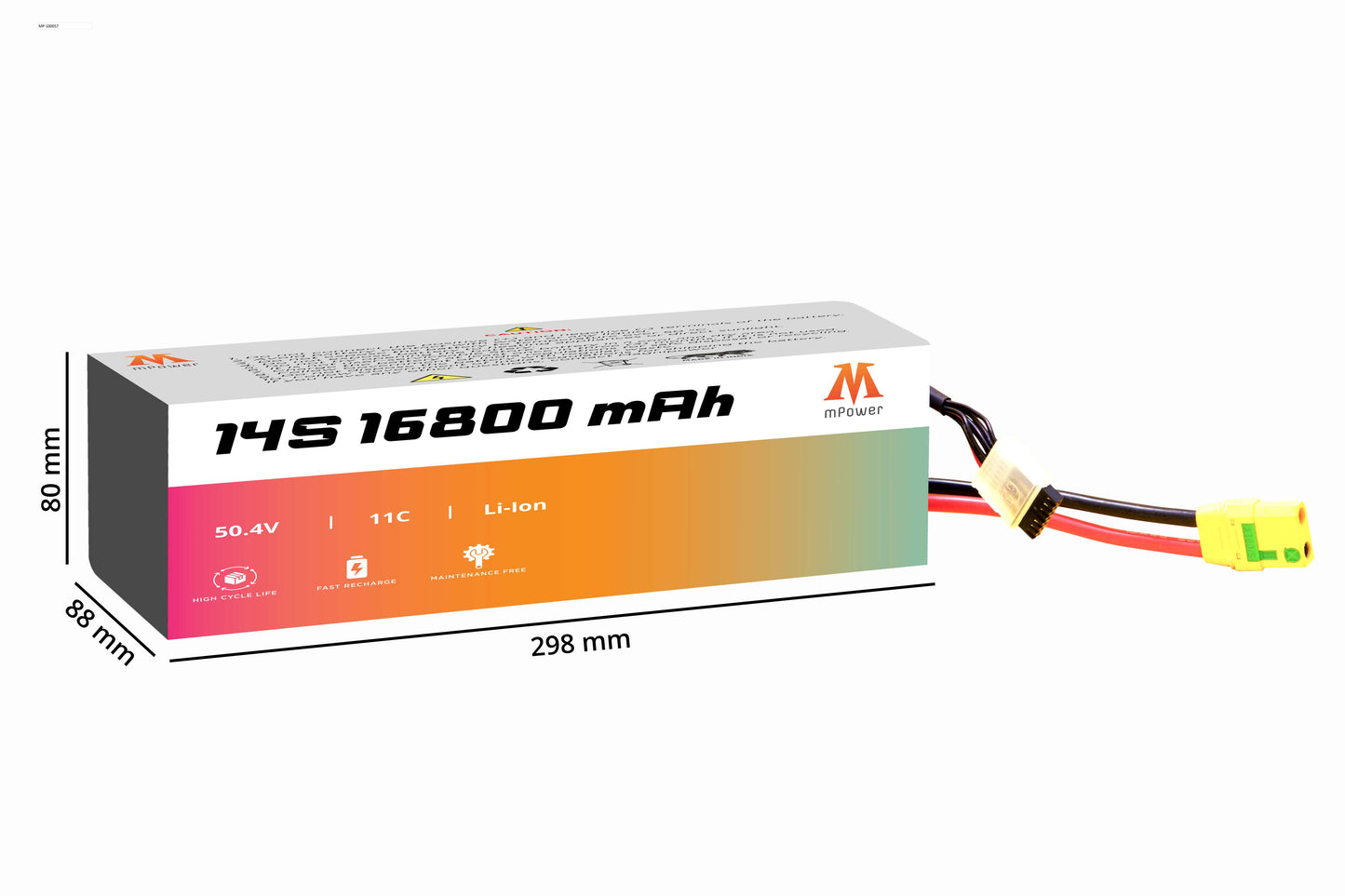 14S 16800mAh Lithium Battery surveillance Drones