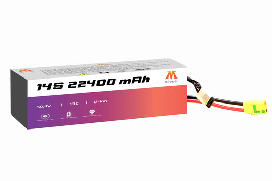mPower 14S 22400mAh Lithium-Ion Battery for Survey Drones-mpowerlithium