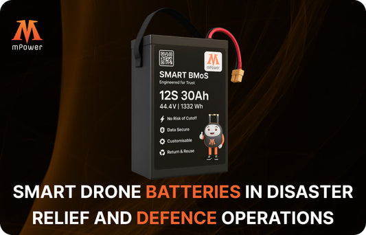 Smart Drone Batteries in Disaster Relief and Defence Operations