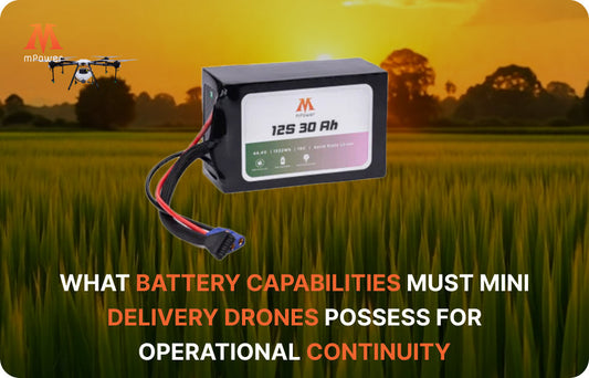 What Battery Capabilities Must Mini Delivery Drones Possess to Ensure Operational Continuity