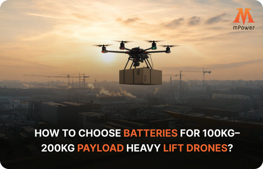 How to Choose Batteries for 100kg–200kg Payload Heavy Lift Drones?