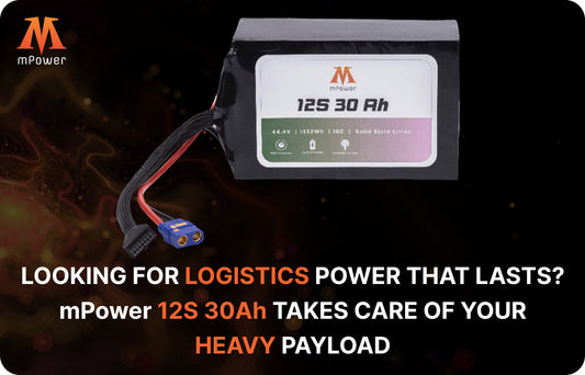 Looking for Logistics Power That Lasts? mPower 12S 30Ah takes care of your heavy payload