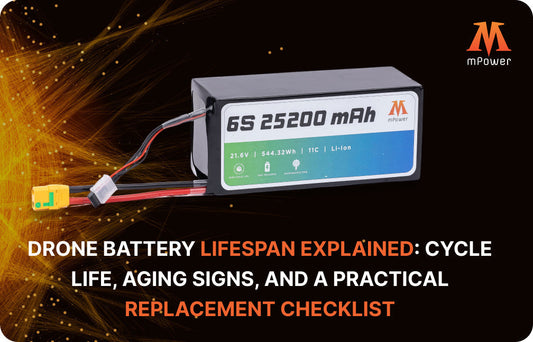 Drone Battery Lifespan Explained: Cycle Life, Aging Signs, and a Practical Replacement Checklist