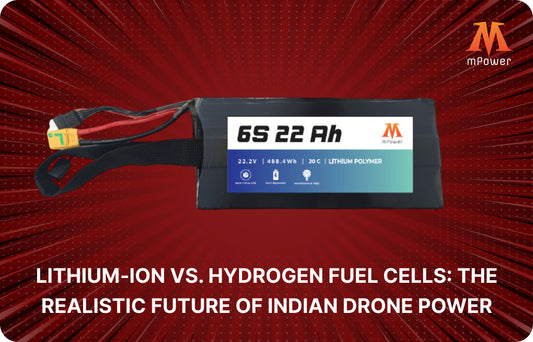 Lithium‑Ion vs. Hydrogen Fuel Cells: The Realistic Future of Indian Drone Power
