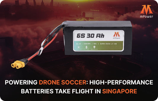 Powering Drone Soccer: High-Performance Batteries Take Flight in Singapore