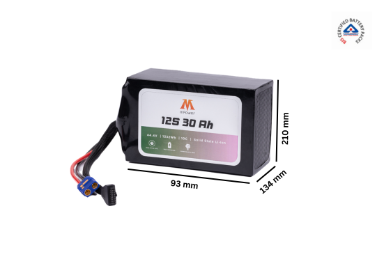 mPower 12S 30Ah Solid States Battery for Delivery Drones