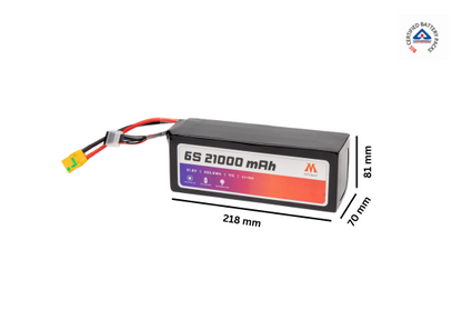 mPower 6S 21000mAh Lithium-ion Batteries for Agricultural Spraying Drones