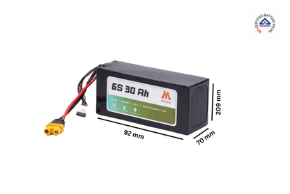 mPower 6S 30Ah Solid States Battery for Agricultural Drones