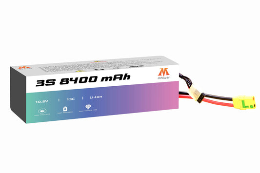 mPower 3S 8400mAh 13C Lithium-Ion Battery for Surveillance Drones-mpowerlithium