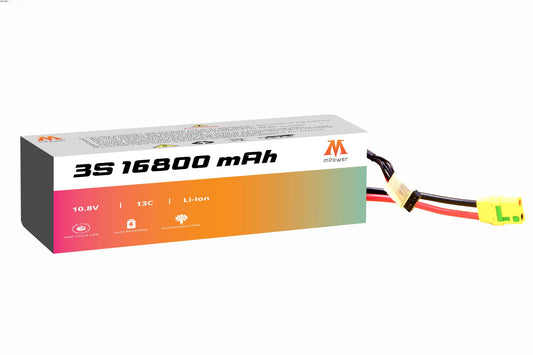mPower 3S 16800mAh 13C Lithium-Ion Battery for Surveillance Drones-mpowerlithium