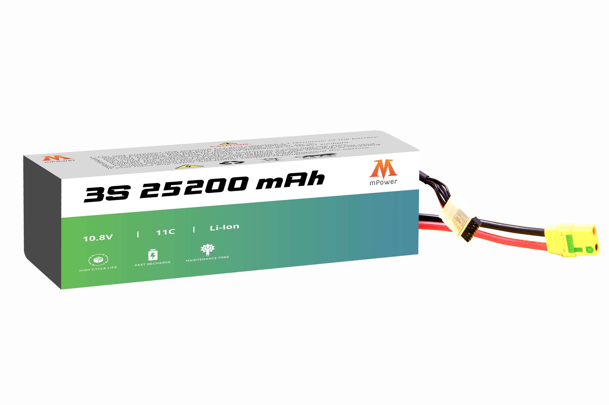 mPower 3S 25200mAh Lithium-Ion Battery for Surveillance Drones-mpowerlithium