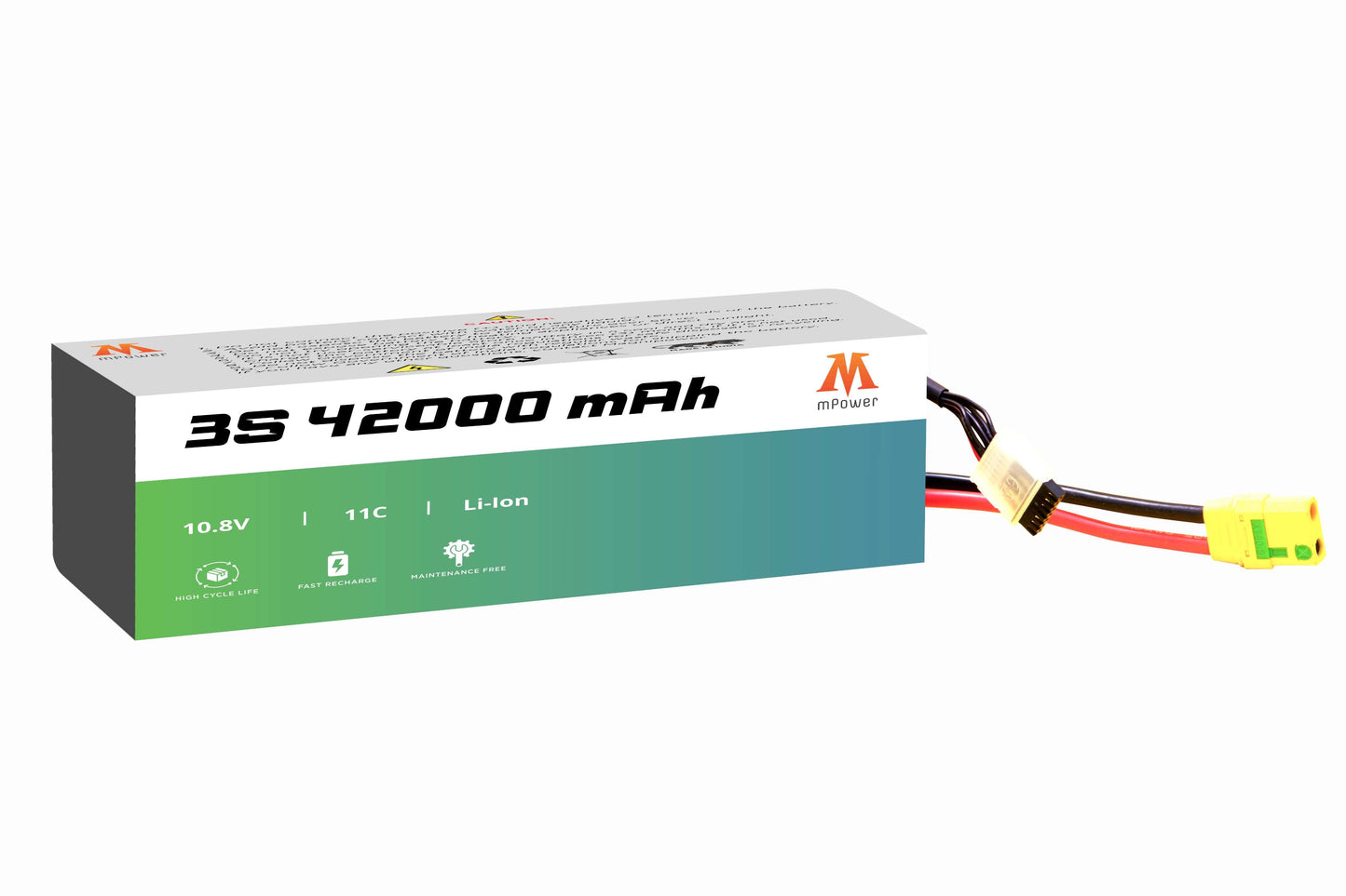 mPower 3S 42000mAh Lithium-Ion Battery for Surveillance Drones-mpowerlithium