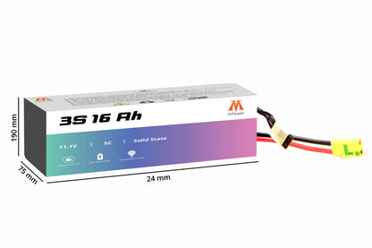 mPower 3S 16Ah Solid States Battery for Surveillance Drones-mpowerlithium