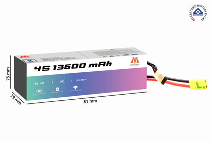 mPower 4S 13600mAh Lithium-Ion Battery for Surveillance Drones