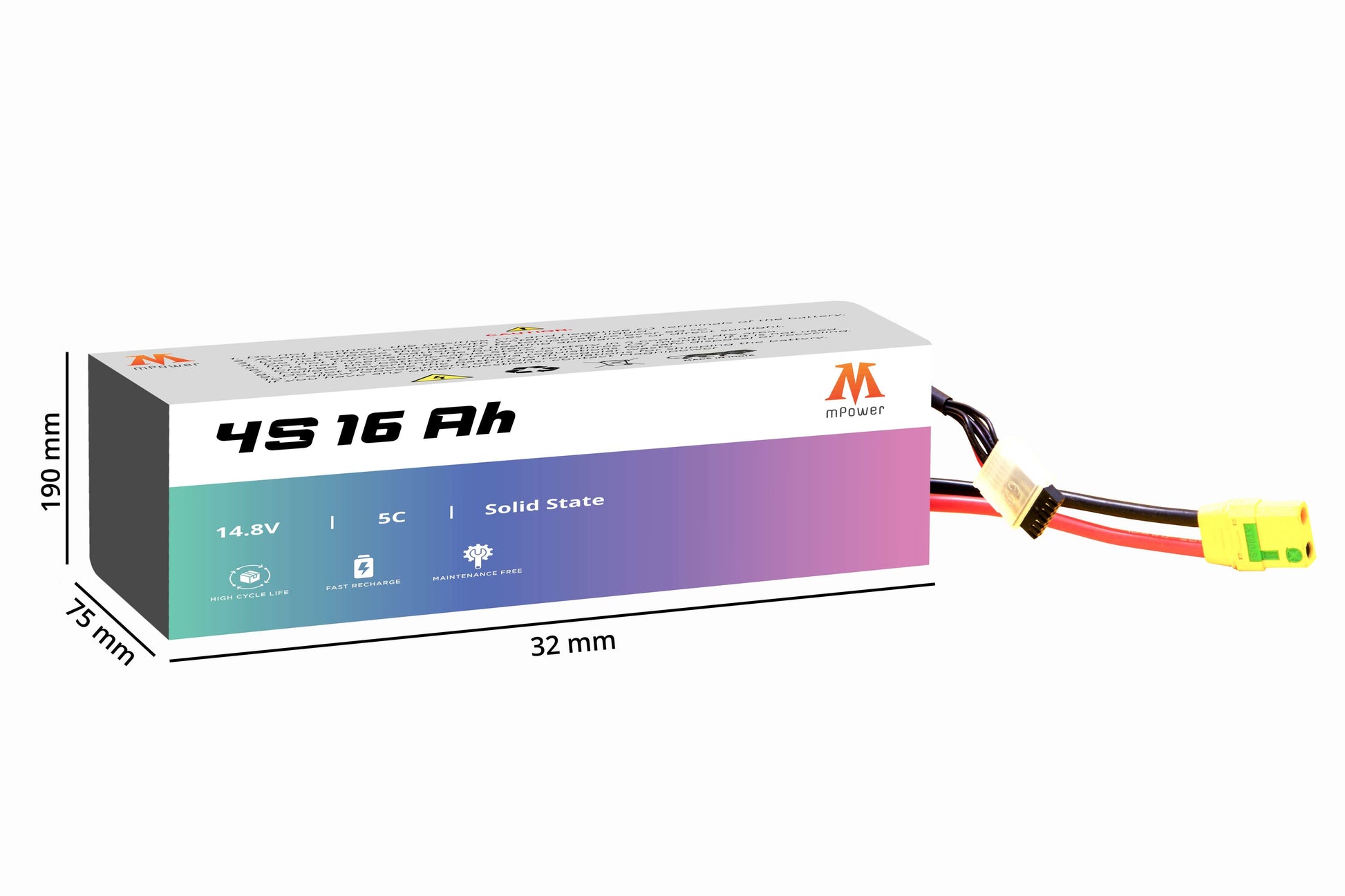 mPower 4S 16Ah Solid States Battery for Surveillance Drones-mpowerlithium