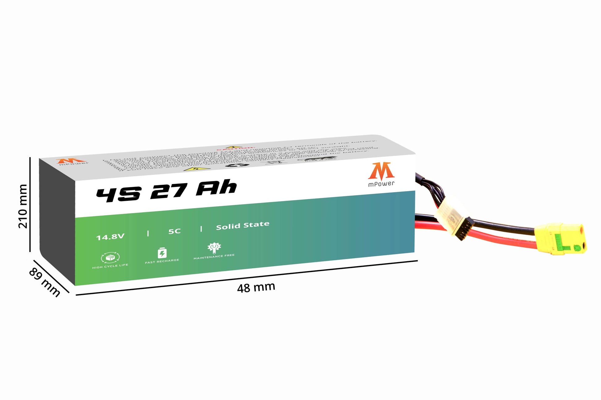 mPower 4S 27Ah Solid States Battery for Surveillance Drones-mpowerlithium