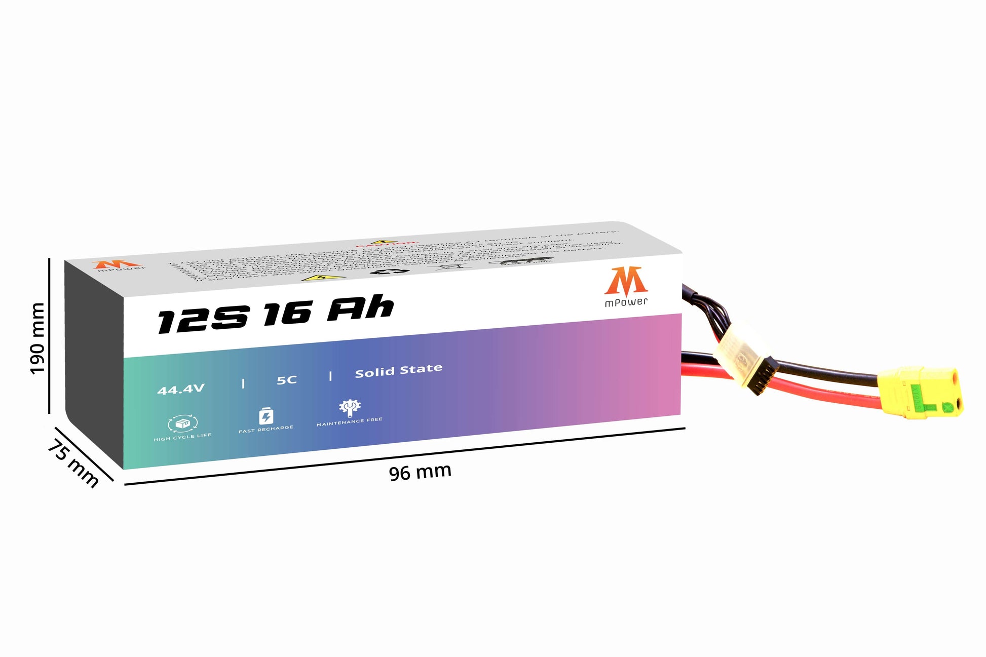 mPower 12S 16Ah Solid States Battery for Delivery Drones-mpowerlithium
