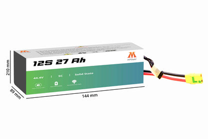 mPower 12S 27Ah Solid States Battery for Delivery Drones