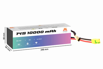 mPower 14S 10000mAh Lithium-Ion Battery for Surveillance Drones-mpowerlithium
