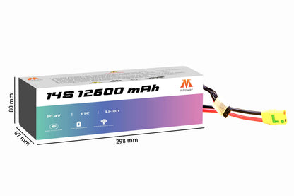 mPower 14S 12600mAh Lithium-Ion Battery for surveillance Drones-mpowerlithium