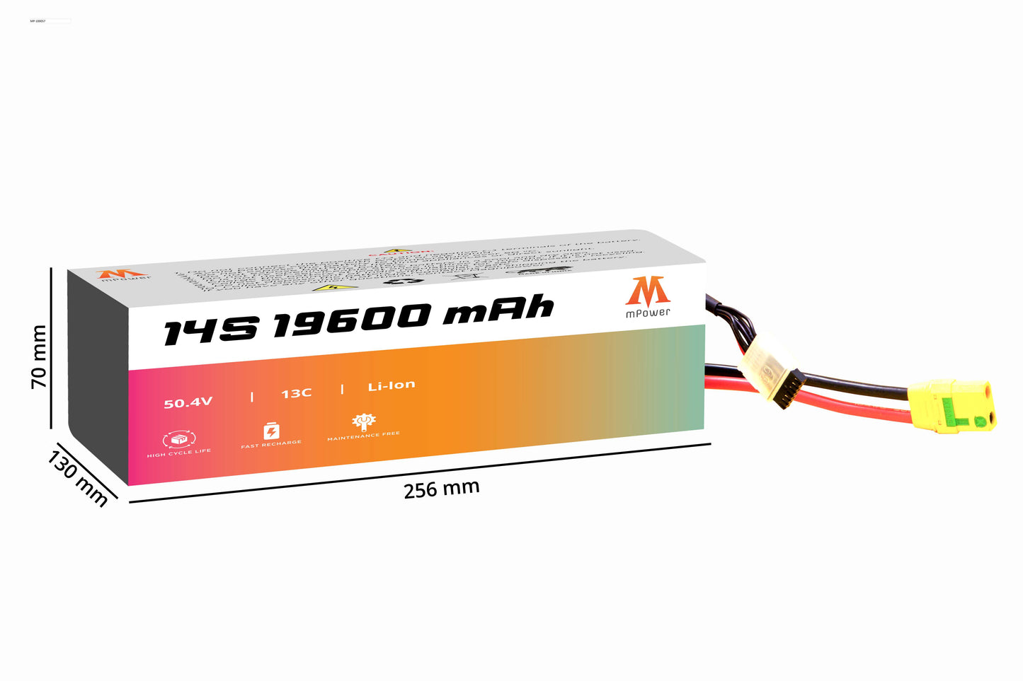 mPower 14S 19600mAh Lithium-Ion Battery for Survey Drones-mpowerlithium