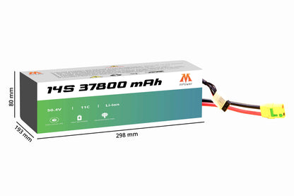 mPower 14S 37800mAh Lithium-Ion Battery for Survey Drones-mpowerlithium